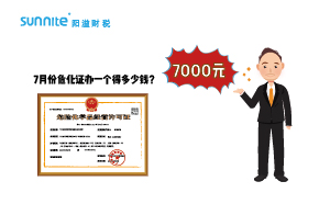 2023年7月份?；C辦一個得多少錢？ 需要7000元